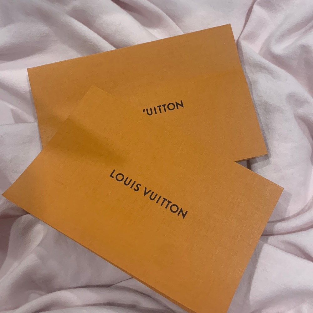 Louis Vuitton receipt envelopes